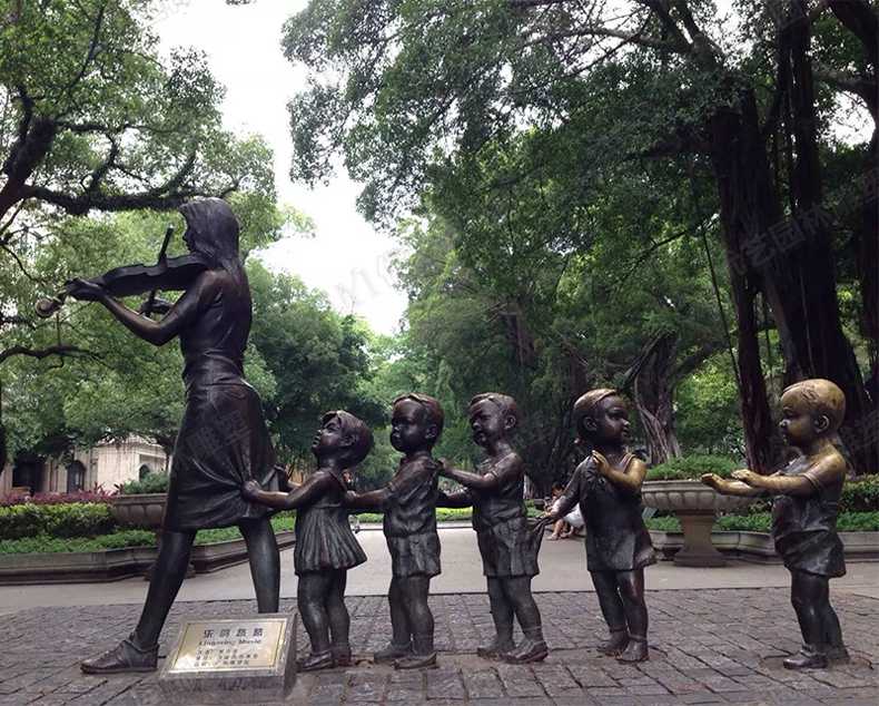 銅人物雕塑，銅小孩雕塑