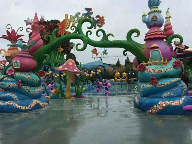 水泥雕塑,水泥卡通門頭